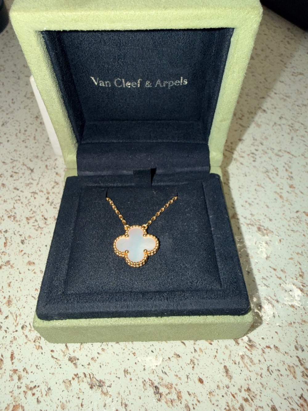 Van Cleef & Arpels Vintage Alhambra Necklace – Authentic w/ Receipt & Box